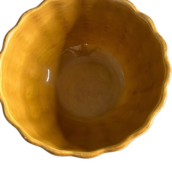 Set of 2 Vintage Roscher & Co. Bowls Bellini Collection Stoneware Green Yellow - Picture 9 of 11